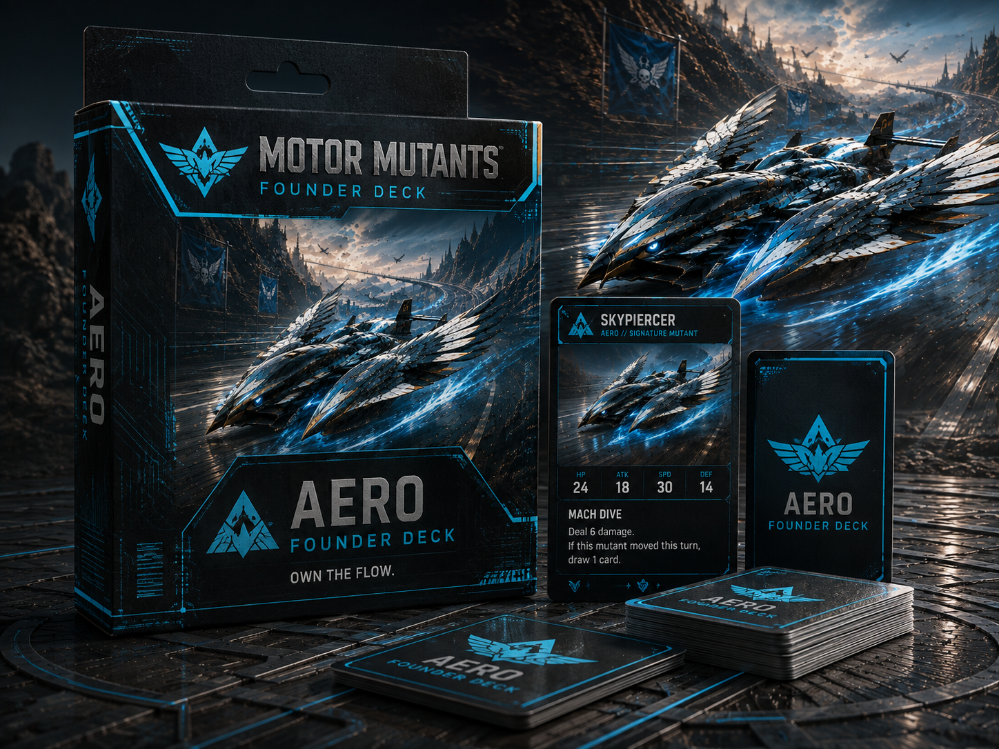 Aero founder deck hero artwork.