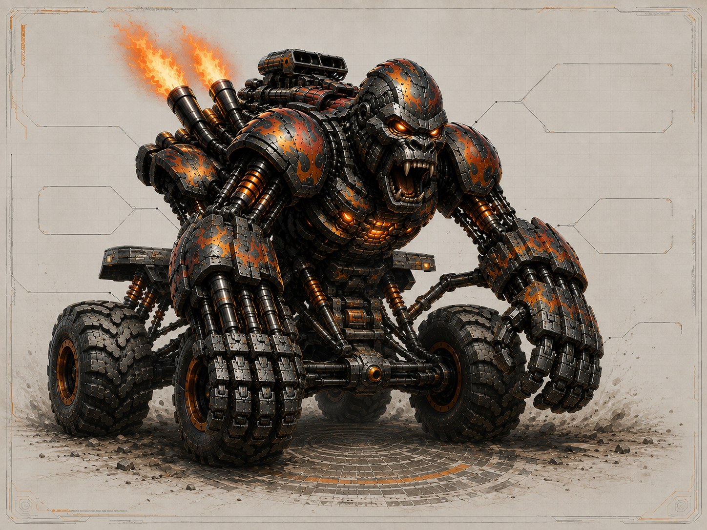 Mutants anatomy-nitrokong artwork.