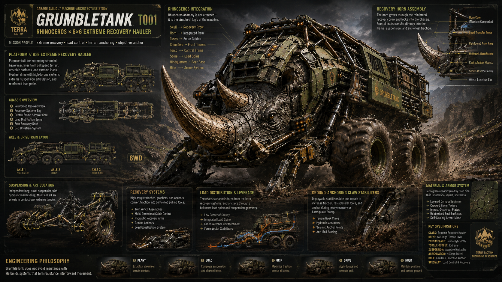 GrumbleTank machine architecture study