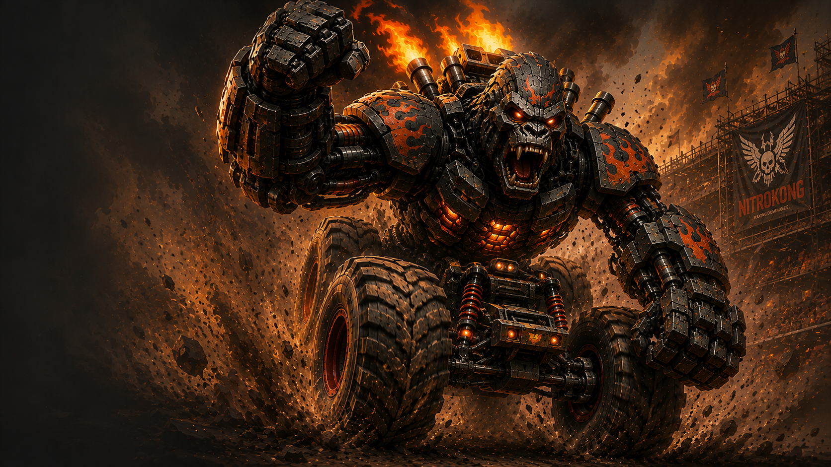 Nitrokong hero artwork.